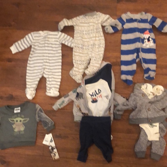 Carter's Other - Carters and Just One You Baby Boys Outfits and Sleepers Size 3 Month some New